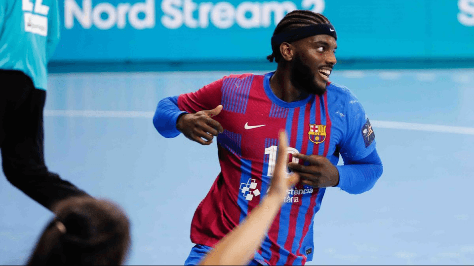 Barcelona defeats Magdeburg in the EHF Champions League.